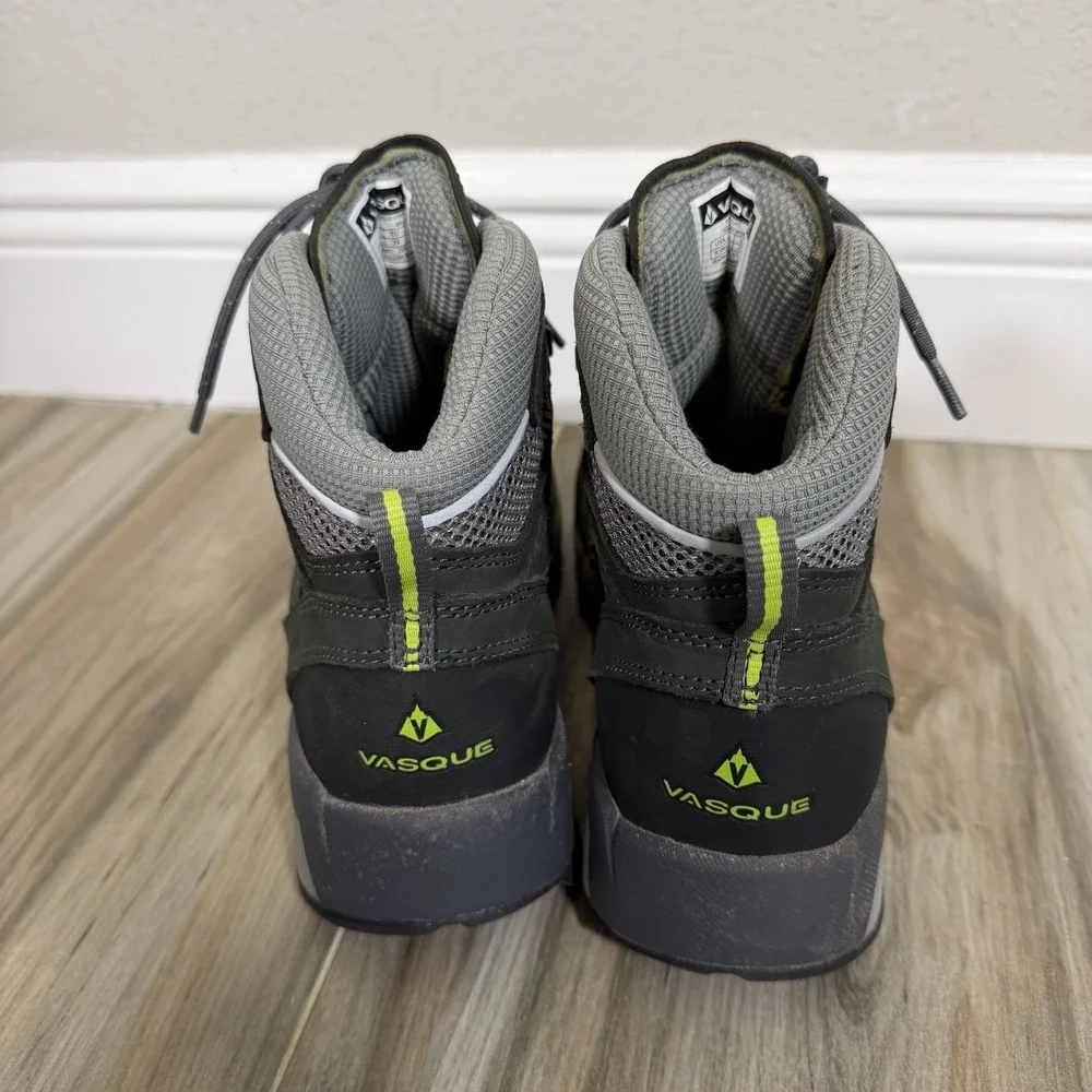 Vasque 7481 Breeze 2.0 Gray Mid Hiking Trail Boot Women's ‎ 8.5 M Outdoor Vibram